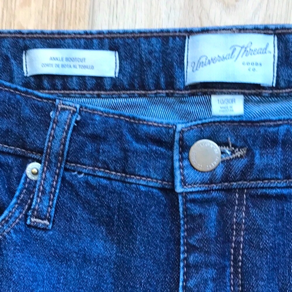 Universal Thread Classic Ankle Boot Cut Dark Blue… - image 2